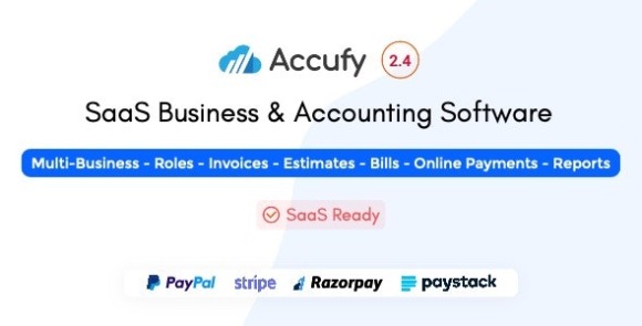Accufy – SaaS Business – Accounting Software - Accufy - SaaS Business - Accounting Software v2.6 by Codecanyon Nulled Free Download