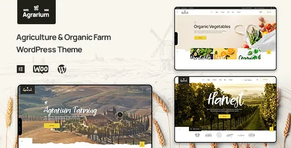 Agrarium Agriculture – Organic Food WordPress Theme - Agrarium - Agriculture - Organic Food WordPress Theme v1.0.3 by Themeforest Nulled Free Download