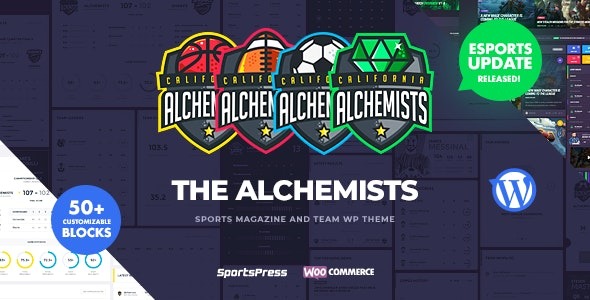 Alchemists – Sports, eSports – Gaming Club and News WP Theme - Alchemists - Sports, eSports & Gaming Club and News WP Theme v4.5.10 by Themeforest Nulled Free Download