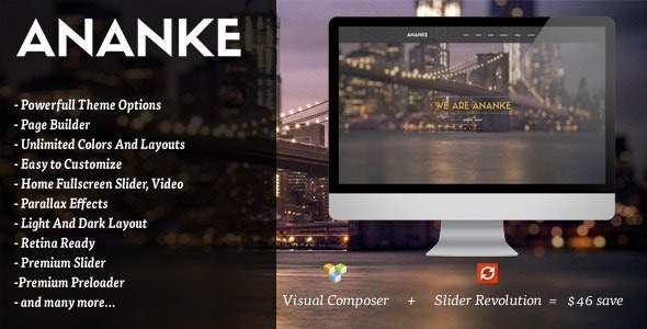 Ananke – One Page Parallax WordPress Theme - Ananke - One Page Parallax WordPress Theme v3.9.7 by Themeforest Nulled Free Download