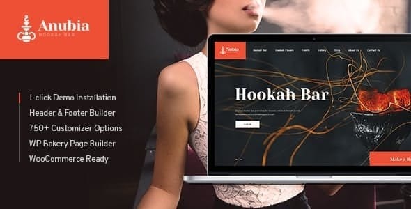 Anubia Smoking and Hookah Bar WordPress Theme - Anubia Smoking and Hookah Bar WordPress Theme v1.0.11 by Themeforest Nulled Free Download