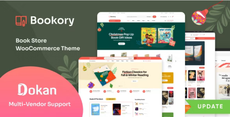 Bookory Book Store WooCommerce Theme - Bookory - Book Store WooCommerce Theme v2.1.3 by Themeforest Nulled Free Download