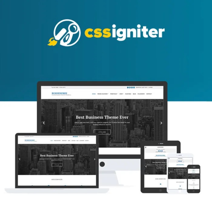 CSS Igniter Business3ree WordPress Theme 2.2 - Businessree CSSIgniter - Themes v1.1.4 by Cssigniter Nulled Free Download