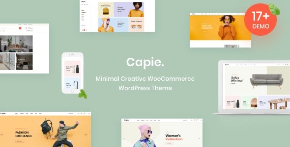 Capie – Minimal Creative WooCommerce WordPress Theme - Capie - Minimal Creative WooCommerce WordPress Theme v1.0.35 by Themeforest Nulled Free Download