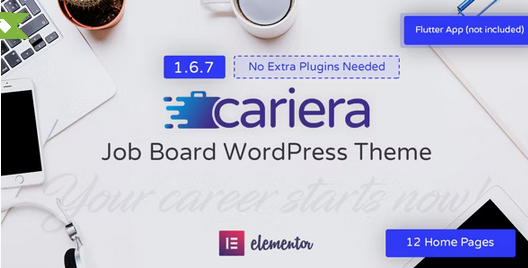 Cariera – Job Board WordPress Theme - Cariera - Job Board WordPress Theme v1.7.6 by Themeforest Nulled Free Download