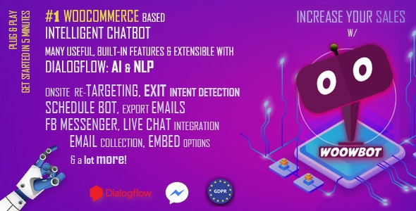 WoowBot – Chat Bot for WooCommerce - AI ChatBot for WooCommerce - ChatGPT, Retargeting, Exit Intent (WoowBot) v13.8.7 by Codecanyon Nulled Free Download