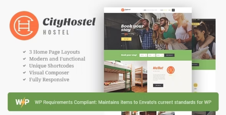 City Hostel A Travel – Hotel Booking WordPress Theme - City Hostel - A Travel - Hotel Booking WordPress Theme v1.1.0 by Themeforest Nulled Free Download