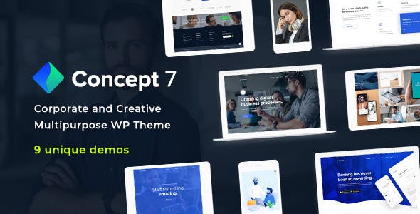 Concept Seven – Responsive Multipurpose WordPress Theme - Concept Seven - Responsive Multipurpose WordPress Theme v1.27 by Themeforest Nulled Free Download
