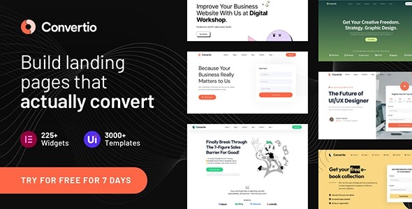Convertio – Conversion Optimized Landing Page Theme - Convertio - Conversion Optimized Landing Page Theme v3.0.12 by Themeforest Nulled Free Download