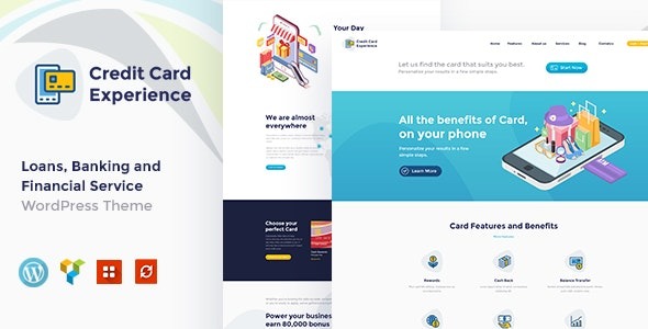 Credit Card Experience Credit Card Company and Online Banking WordPress Theme - Credit Card Experience Credit Card Company and Online Banking WordPress Theme v1.2.12 by Themeforest Nulled Free Download