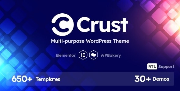 Crust – Multipurpose WordPress Theme - Crust - Multipurpose WordPress Theme v1.5.0 by Themeforest Nulled Free Download