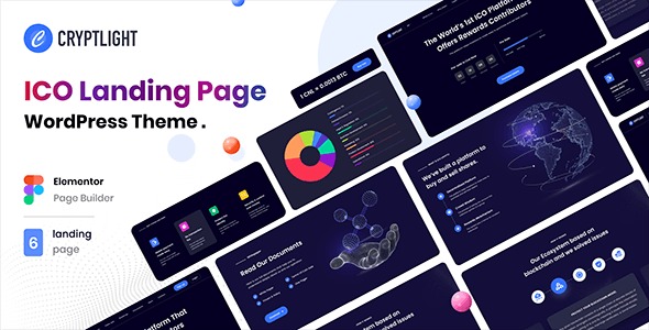 Cryptlight – ICO Landing Page WordPress Theme - Cryptlight - ICO NFT Landing Page WordPress Theme v1.1.4 by Themeforest Nulled Free Download