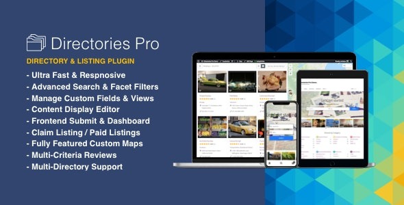 Directories Pro plugin for WordPress - Directories Pro - Directory plugin for WordPress v1.14.3 by Codecanyon Nulled Free Download
