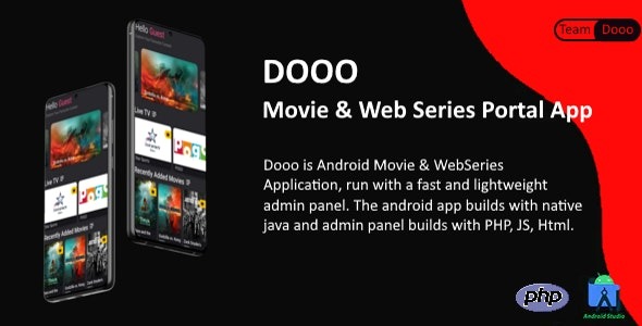 Dooo – movie and web series portal application - Dooo - movie and web series portal application v2.8.4 by Codecanyon Nulled Free Download