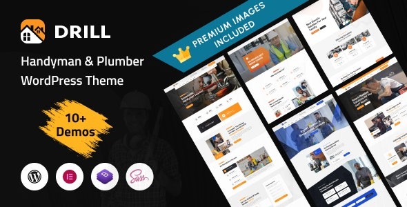 Drill – Handyman – Plumber Services WordPress Theme - Drill - Handyman - Plumber Services WordPress Theme v2.0.1 by Themeforest Nulled Free Download