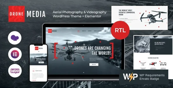 Drone Media Aerial Photography – Videography WordPress Theme - Drone Media - Aerial Photography - Videography WordPress Theme v1.6.7 by Themeforest Nulled Free Download
