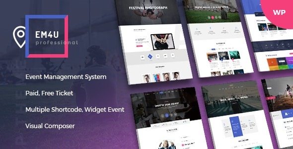 EMU – Events WordPress Theme for Booking Tickets - EMU - Events WordPress Theme for Booking Tickets v1.7.3 by Themeforest Nulled Free Download