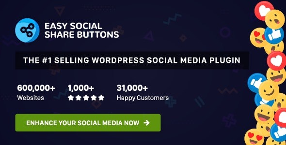 Easy Social Share Buttons - Easy Social Share Buttons for WordPress v9.6 by Codecanyon Nulled Free Download