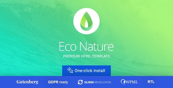 Eco Nature – Environment & Ecology WordPress Theme - Eco Nature Environment & Ecology WordPress Theme v1.6.0 by Themeforest Nulled Free Download