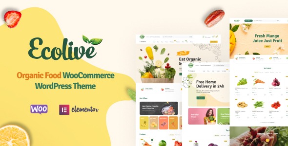 Ecolive – Organic Food WooCommerce WordPress Theme - Ecolive - Organic Food WooCommerce WordPress Theme v1.3.4 by Themeforest Nulled Free Download