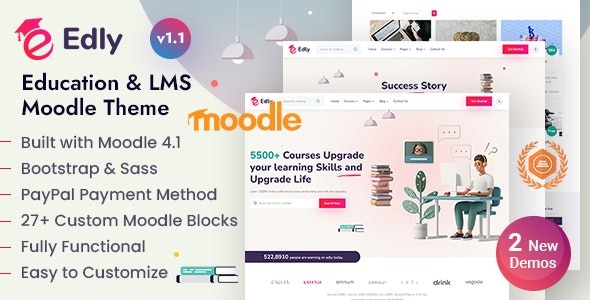 Edly – Moodle LMS Education Theme - Edly - Moodle LMS Education Theme v1.7 by Themeforest Nulled Free Download