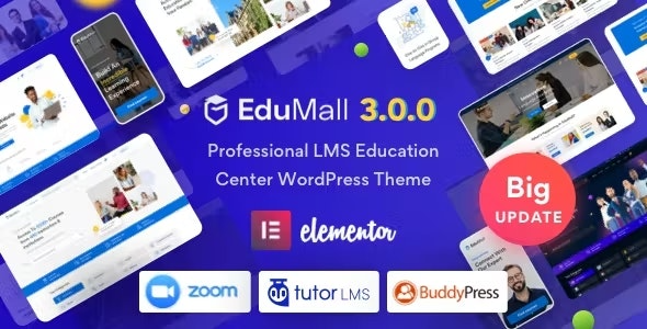EduMall – Professional LMS Education Center WordPress Theme - EduMall - Professional LMS Education Center WordPress Theme v3.9.6 by Themeforest Nulled Free Download