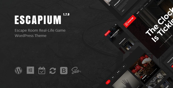 Escapium – Escape Room Game WordPress Theme - Escapium Escape Room Game WordPress Theme v1.8.1 by Themeforest Nulled Free Download