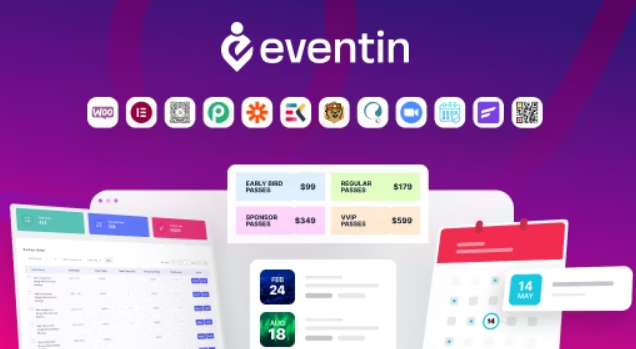 Events Manager – Tickets Selling Plugin for WooCommerce Eventin Pro - Event Manager WordPress Plugin + Addons (Eventin Pro) v3.3.44 by Codecanyon Nulled Free Download