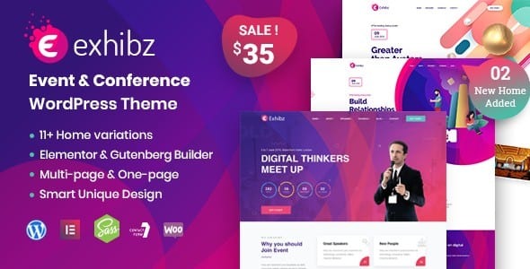 Exhibz Event Conference WordPress Theme - Exhibz Event Conference WordPress Theme v2.6.0 by Themeforest Nulled Free Download