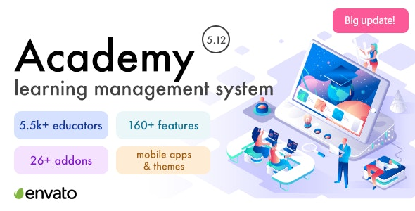 Academy Learning Management System - Academy LMS - Learning Management System + All Addons Pack v6.7 by Codecanyon Nulled Free Download