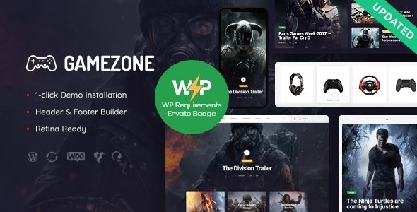 Gamezone – Gaming Blog – Store WordPress Theme - Gamezone - Gaming Blog - Store WordPress Theme v1.1.7 by Themeforest Nulled Free Download