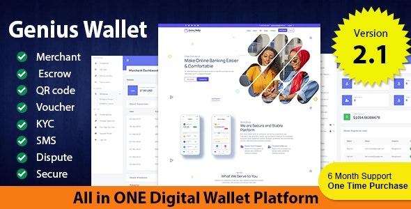 Genius Wallet Advanced Wallet CMS with Payment Gateway API - Genius Wallet - Advanced Wallet CMS with Payment Gateway API v3.0.0 by Codecanyon Nulled Free Download
