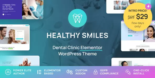 Healthy Smiles Dental WordPress Theme - Healthy Smiles - Dental WordPress Theme v1.1.4 by Themeforest Nulled Free Download