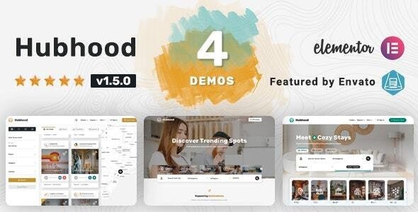 Hubhood – Directory – Listing WordPress Theme - Hubhood - Directory - Listing WordPress Theme v1.5.4.2 by Themeforest Nulled Free Download