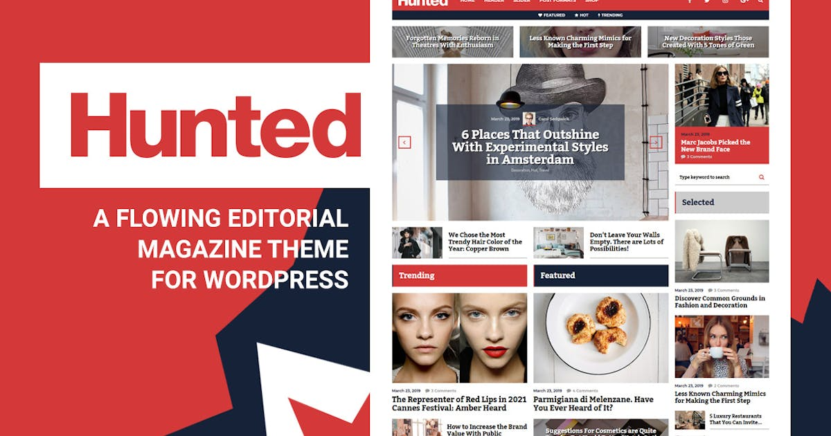Hunted – A Flowing Editorial Magazine Theme - Hunted - A Flowing Editorial Magazine Theme v8.0.7 by Themeforest Nulled Free Download