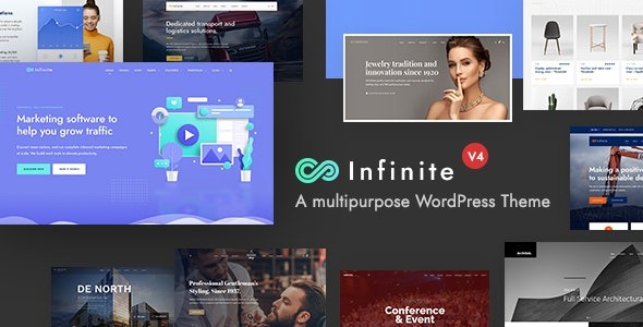 Infinite- Responsive Multipurpose WordPress Theme - Infinite Responsive Multipurpose WordPress Theme v4.0.6 by Themeforest Nulled Free Download
