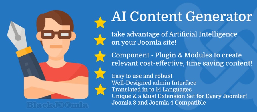 AI Content Generator Joomla - AI Content Generator Joomla v1.2.2 by Joomla Nulled Free Download
