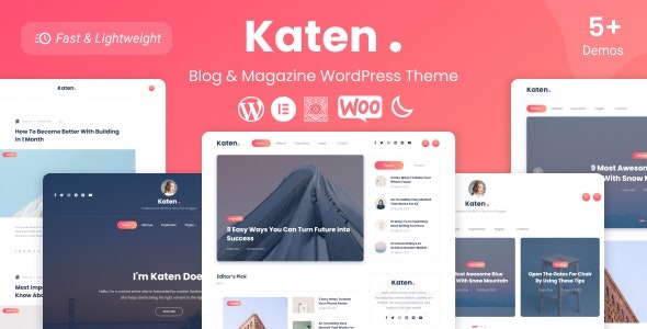 KatenBlog – Magazine WordPress Theme - Katen Blog - Magazine WordPress Theme v1.1 by Themeforest Nulled Free Download
