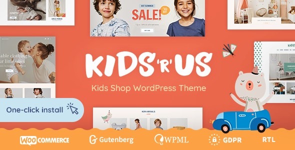 Kids R Us – Toy Store and Kids Clothes Shop Theme - Kids R Us Toy Store and Kids Clothes Shop Theme v1.1.2 by Themeforest Nulled Free Download