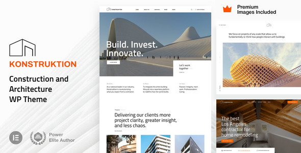 Konstruktion – Construction and Architecture - Konstruktion Construction and Architecture v4.1 by Themeforest Nulled Free Download