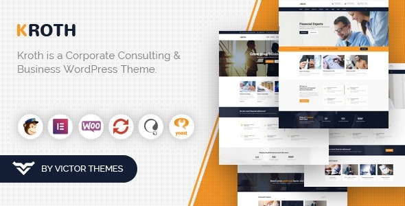 Kroth – Business / Consulting WordPress Theme - Kroth - Business / Consulting WordPress Theme v2.0.1 by Themeforest Nulled Free Download