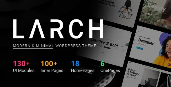 Larch - Larch Responsive Minimal Multipurpose WordPress Theme v2.3.2 by Themeforest Nulled Free Download