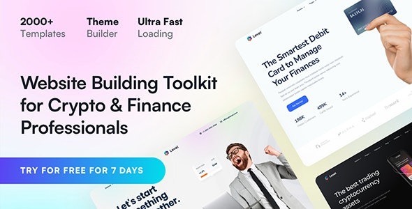Level – Financial Technology – Crypto WordPress Theme - Level - Financial Technology & Crypto WordPress Theme v3.0.12 by Themeforest Nulled Free Download