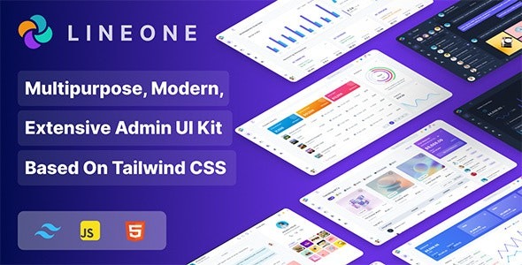 Lineone – Multipurpose Admin and Webapp UI kit based on Tailwind CSS - Lineone - Tailwind CSS Admin Template HTML, HTML + Laravel v2.0.0 by Themeforest Nulled Free Download