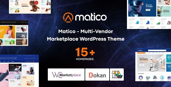 Matico – Multi Vendor Marketplace WordPress Theme - Matico Multi Vendor Marketplace WordPress Theme v1.2.6 by Themeforest Nulled Free Download