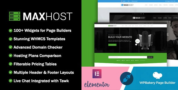 MaxHost Web Hosting, WHMCS and Corporate Business WordPress Theme - MaxHost Web Hosting, WHMCS and Corporate Business WordPress Theme v9.9.0 by Themeforest Nulled Free Download
