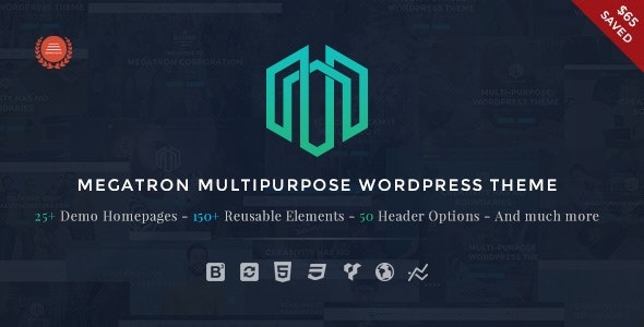 Megatron – Responsive MultiPurpose WordPress Theme - Megatron Responsive MultiPurpose WordPress Theme v4.1 by Themeforest Nulled Free Download
