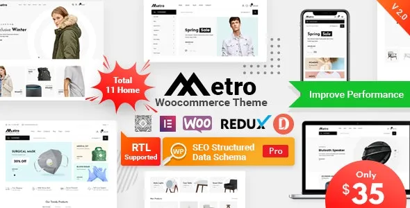 Metro – Minimal WooCommerce WordPress Theme - Metro - Minimal WooCommerce WordPress Theme v2.9 by Themeforest Nulled Free Download