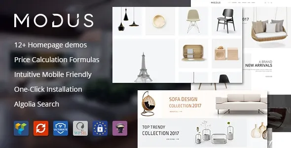 Modus – Modern Furniture WooCommerce Theme - Modus - Modern Furniture WooCommerce Theme v2.0.6 by Themeforest Nulled Free Download