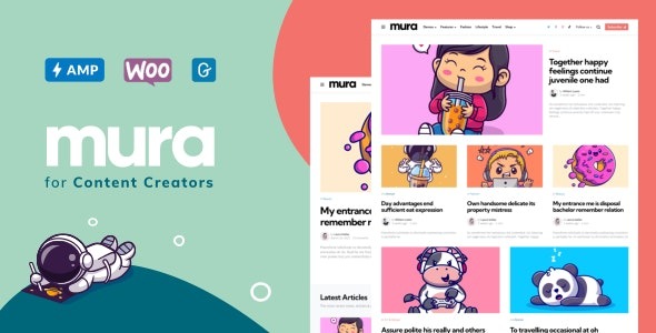 Mura WordPress Theme for Content Creators - Mura - WordPress Theme for Content Creators v1.6.5 by Themeforest Nulled Free Download
